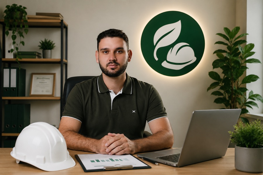 Equipe técnica ECOSEG no escritório em Lavras-MG